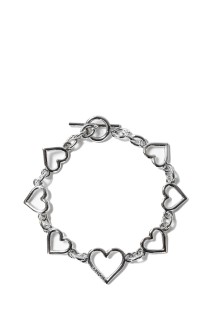 Heart Shaped Bracelet - SILVER (S3.5-1104)