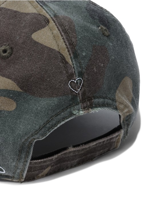 x F.M.C.D / Born New York Vintage Washed Camo Cap - CAMO