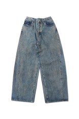 ssstein DEFORMED FLARE VINTAGE JEANSブラック ssstein / シュタイン】DEFORMED FLARE VINTAGE DENIM JEANS