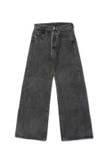 DEFORMED FLARE VINTAGE DENIM JEANS - INDIGO (ST.1075