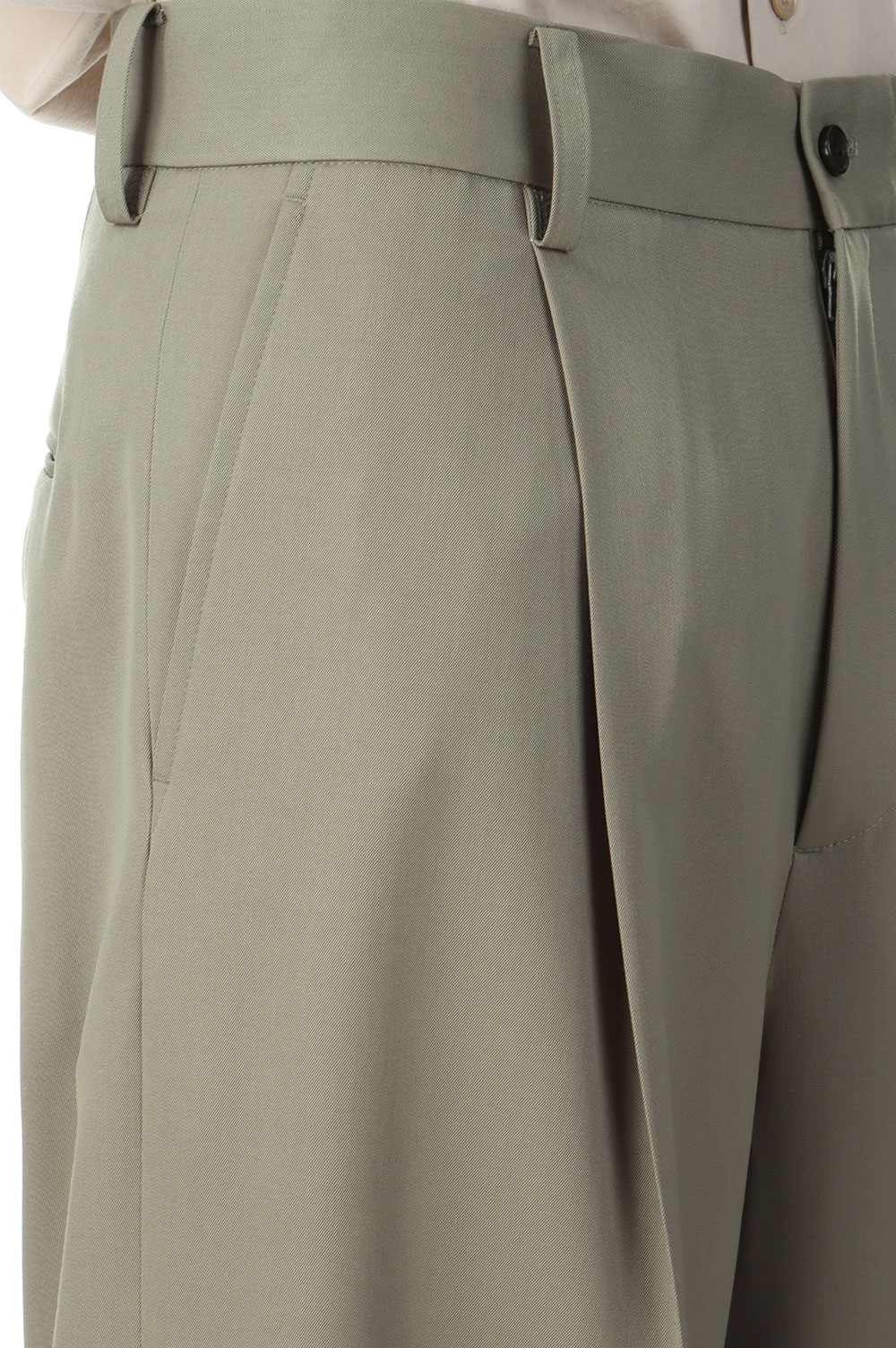 【ssstein】EXTRA WIDE TROUSERS TAUPE BEIGE ssstein / シュタイン】EXTRA WIDE TROUSERS(2/90 WOOL GABARDINE
