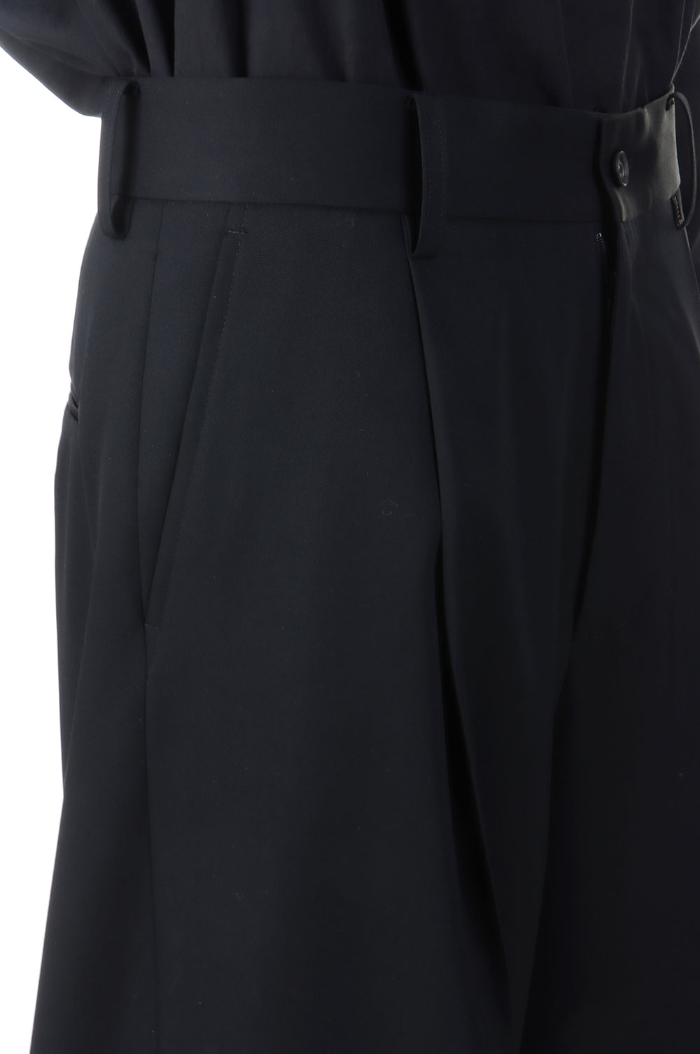 EXTRA WIDE TROUSERS - BLACK (ST.1089) | セレクトショップ