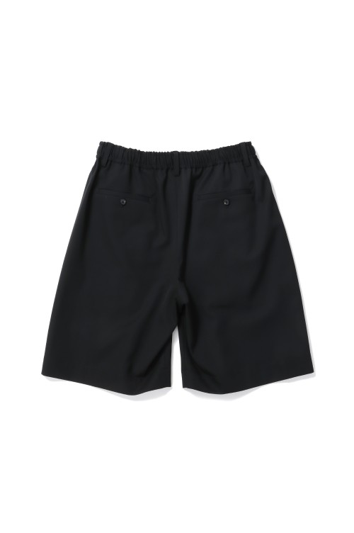 WIDE EASY SHORT TROUSERS - BLACK (ST.1105) | セレクトショップ