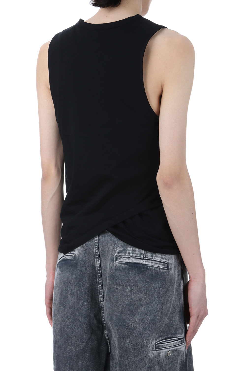 OMAR AFRIDI ブラック タンクトップ 46 OMAR AFRIDI ブラック タンクトップ 46 TOPS – OMAR AFRIDI