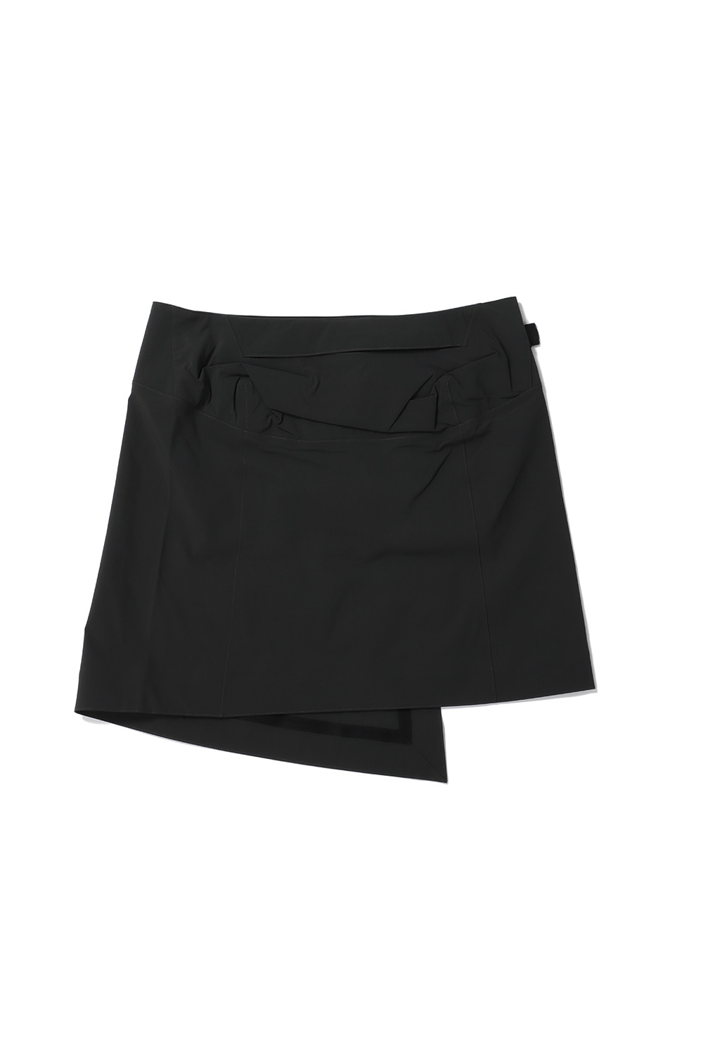 WRAPPED SKIRT - CHARCOAL (SS25-SKT-101-02) | セレクト