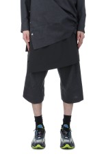 WRAPPED SKIRT - CHARCOAL (SS25-SKT-101-02)