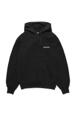 HEAVY WEIGHT PULLOVER HOODED SWEAT SHIRT / BLACK (25SSE-WMC-SS02)