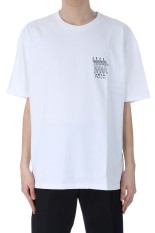 WASHED HEAVY WEIGHT CREW NECK T-SHIRT / WHITE (25SSE-WMT-WT01)