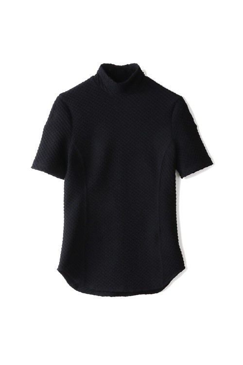 トップス Shirring Jersey Jacquard High Neck Top Mame Kurogouchi(マメ)の通販 - Seltie セルティ