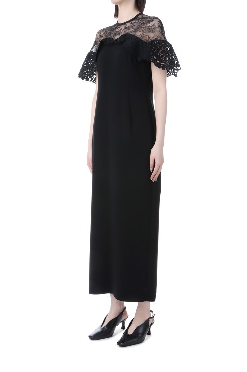 Tulle Lace Classic Dress - BLACK (MM25SS-DR093) | セレクトショップ