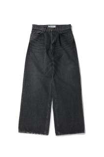 Wide Vintage Denim Pants - Black (25SS RG-DNM3)