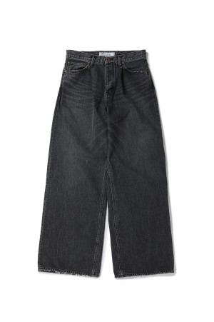 Wide Vintage Denim Pants - Black (25SS RG-DNM3)