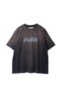 Alien Vintage Wash H-S Tee - Vintage Navy (25SS CS3)