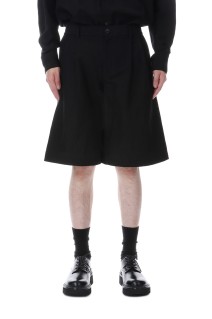 TUCKED HALF PANTS - BLACK (2251-PT50-001)