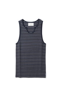 STRIPE TIGHT TANK TOP - DARK NAVY (2541000903)