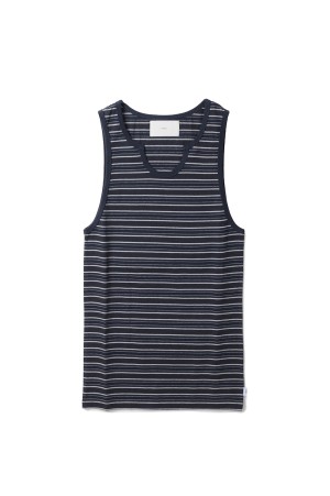 STRIPE TIGHT TANK TOP - DARK NAVY (2541000903)