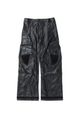 EP.7 04 TROUSERS - GLOSSY BLACK (EP7TR4-GBK)