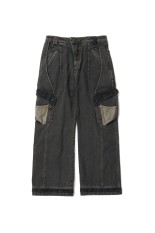 EP.7 05 TROUSERS - BLACK (DENIM) (EP7TR5-BK)