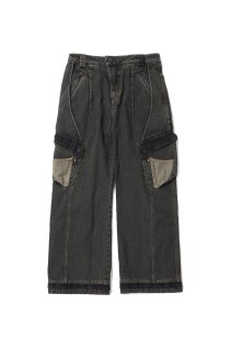 EP.7 05 TROUSERS - BLACK (DENIM) (EP7TR5-BK)