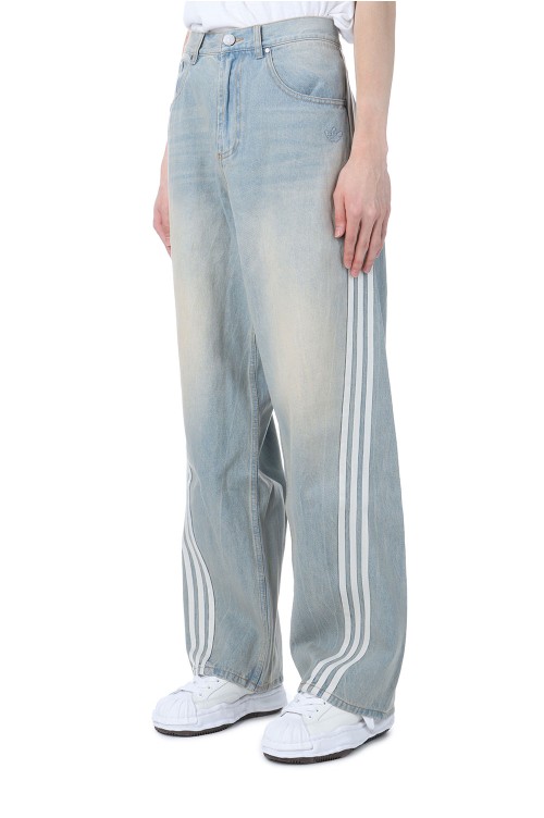 ADILENIUM LOOSE FIT DENIM PANTS - DIRTY INDIGO (JY6292 ADILENIUM LOOSE FIT DENIM PANTS - DIRTY INDIGO (JY6292
