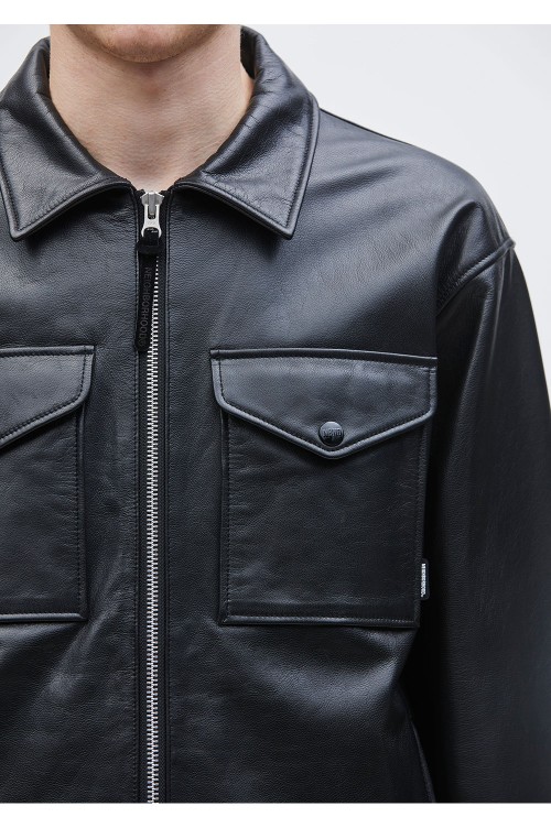 LEATHER PM JACKET / BLACK (251SZNH-JKM01) | セレクトショップ 