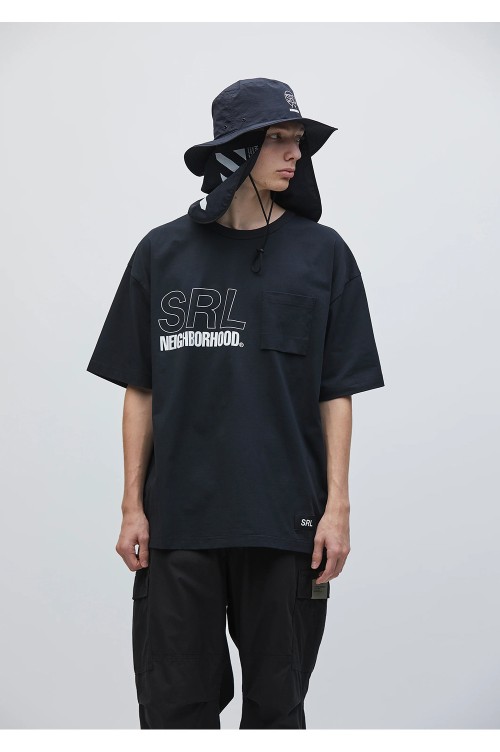 SRL . SHELTECH CREWNECK-P SS / BLACK (251BWNH-CSM03) | セレクト