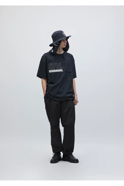 SRL . SHELTECH CREWNECK-P SS / BLACK (251BWNH-CSM03) | セレクト 