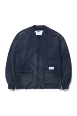 ELASTIC SHEER NYLON P/O PARKA -Black (#A24AP04ND) | セレクト
