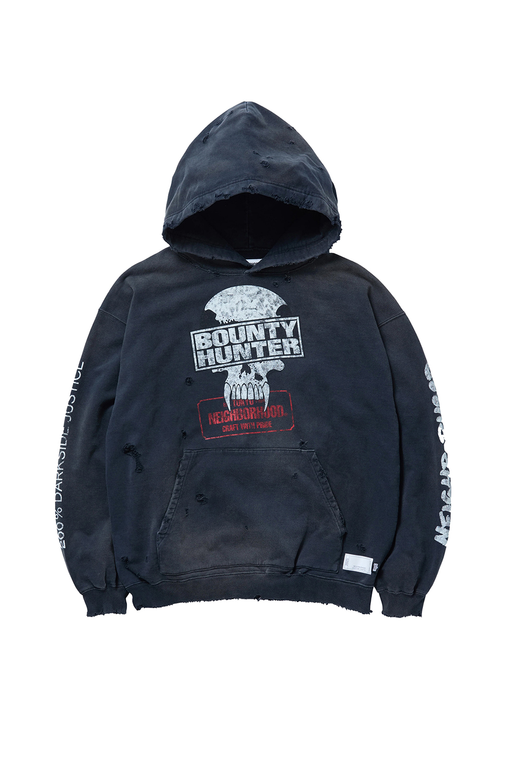 NH X BOUNTY HUNTER . SAVAGE SWEAT HOODIE LS / BLACK (251OKBHN