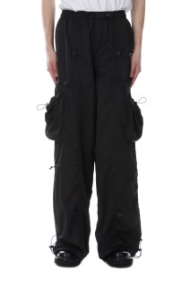 CPG ANOMALY CORD NYLON PANTS 25SS - BLACK (25SS-CPG-04 / FS1745)