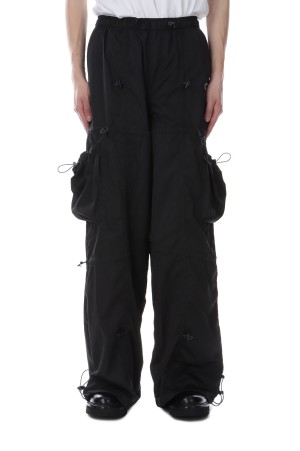 CPG ANOMALY CORD NYLON PANTS 25SS - BLACK (25SS-CPG-04 / FS1745)