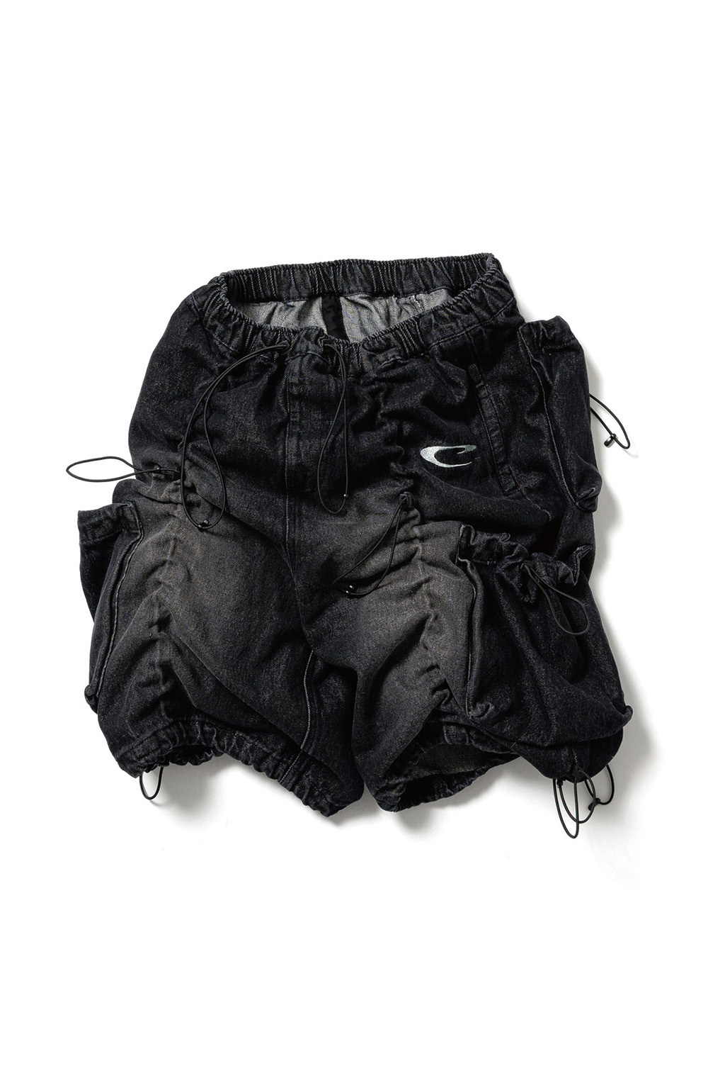 CPG ANOMALY CORD DENIM HALF PANTS - BLACK (25SS-CPG-05 / FS1749