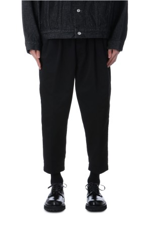 T/C 2 Tuck Easy Ankle Pants - Black (CTE-24A120)