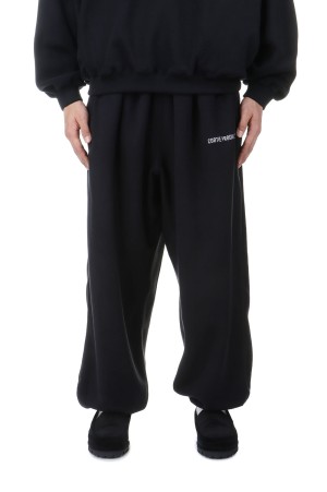 Fleece Wide Easy Pants - Black (CTE-24A125)