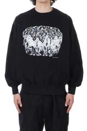 Print Sweat Crew (Magical Design(R)) - Black (CTE-24A336)