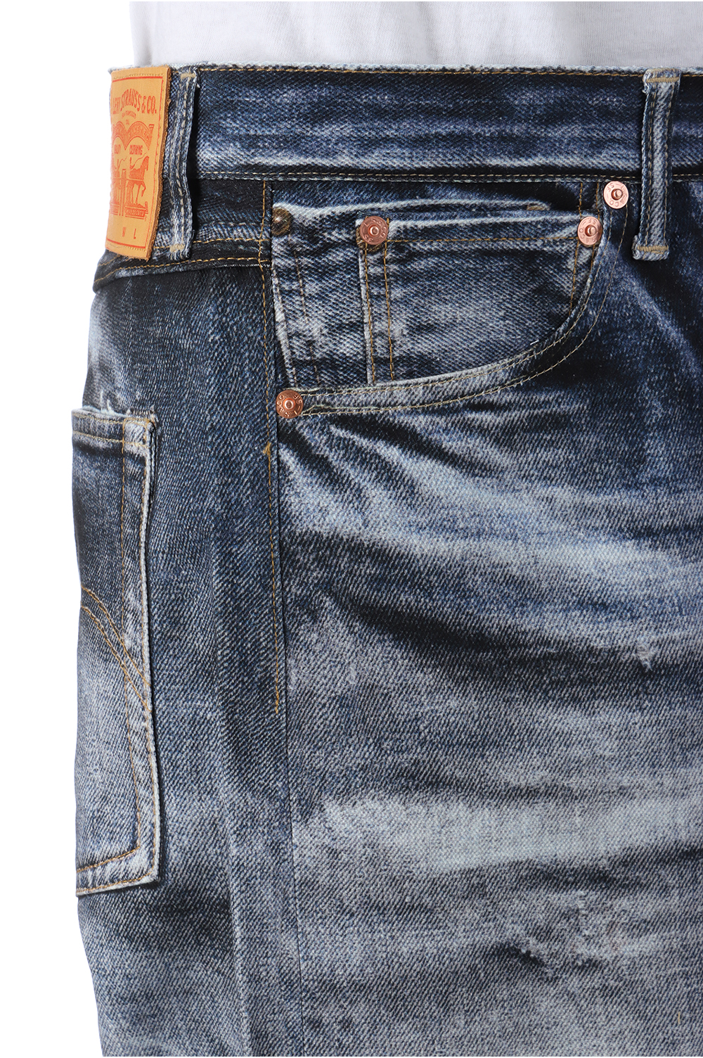 リリパット173☆BILL&BEN'S x BerBerJin Denim Wide Pants 503BXX (WO-P905-100) | セレクト