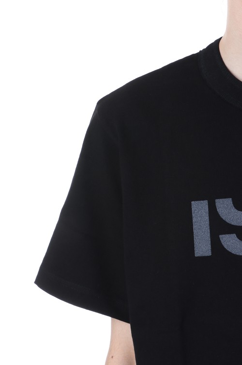 Flock Print T-Shirt - BLACK (25-0979S) | セレクトショップ