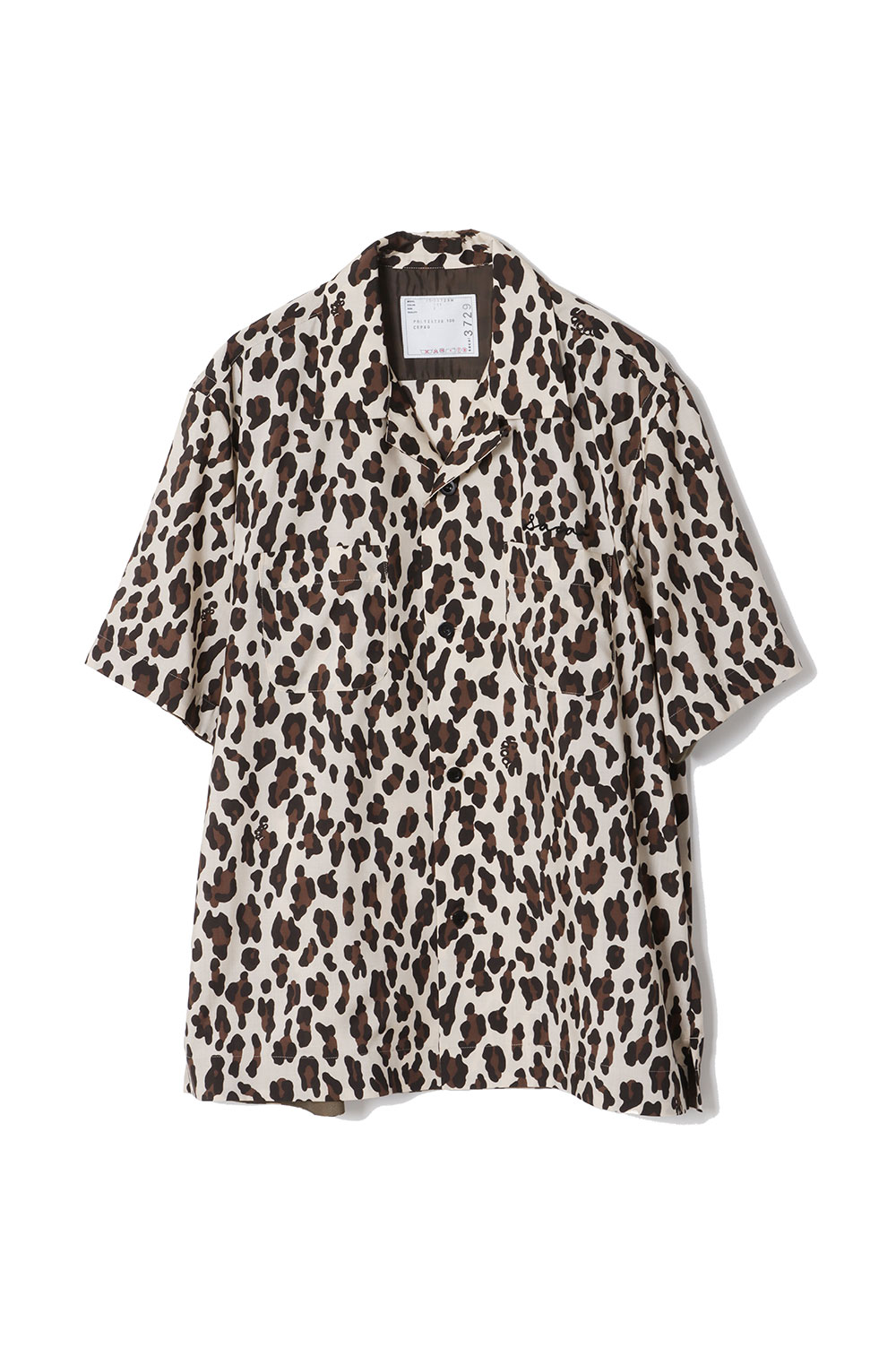 sacaiサカイ★ブラウン Leopard Print スコート org.jpg