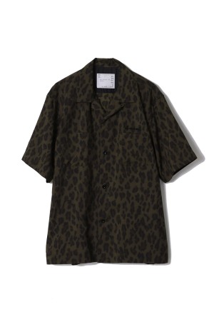 Leopard Print Shirt - ECRU (25-03729M) | セレクトショップ