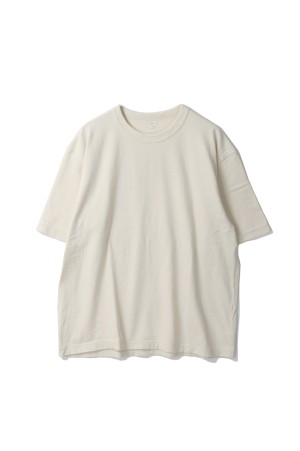Co/Silk Nep Plain Tee - Ivory (BHS25S044)