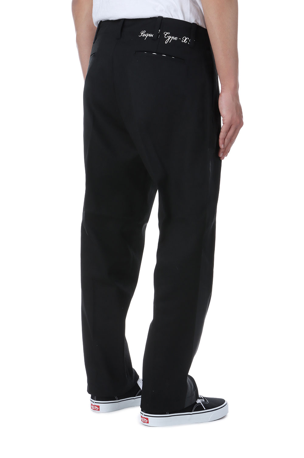 CHINO PANTS (TYPE-XF) - BLACK (SQ-25SS-PT-03) | セレクト
