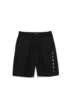 CHINO SHORTS (TYPE-S) - BLACK (SQ-25SS-SP-03)