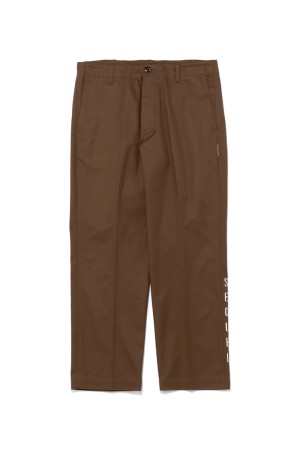 CHINO PANTS (TYPE-F) - BROWN (SQ-25SS-PT-11)
