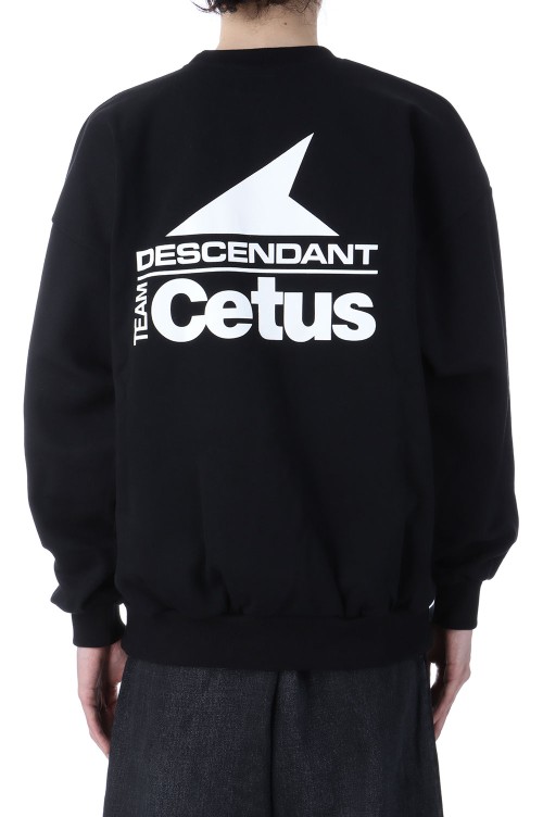 descendant BREACHING CREW NECK XL Midnight Navy / Bloodsport Red