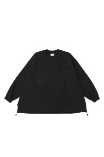 TECH POCKET NYLON LS TEE - BLACK (SFCSS25S06)