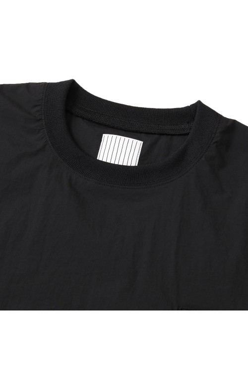 TECH POCKET NYLON LS TEE - BLACK (SFCSS25S06) | セレクトショップ