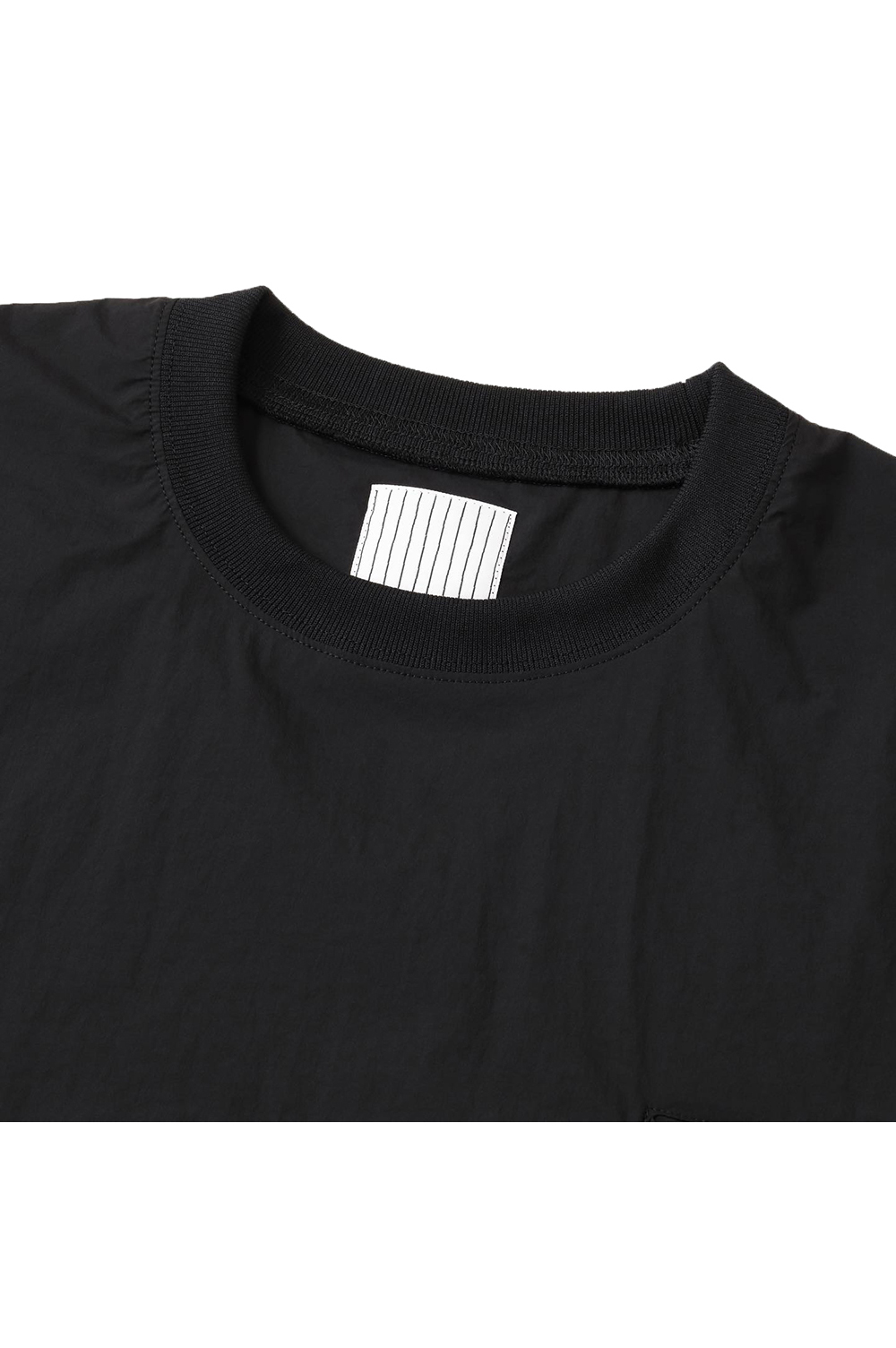 TECH POCKET NYLON LS TEE - BLACK (SFCSS25S06) | セレクトショップ