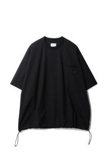 TECH POCKET  NYLON SS TEE - Black (SFCSS25S07)