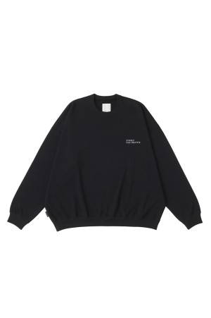 CREW SWEAT - BLACK (SFCSS25CS02)