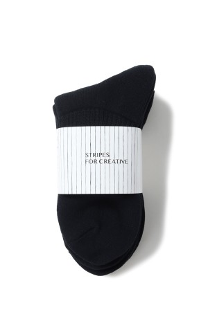 3P SHORT SOCKS - Black (SFCSS25AC04)